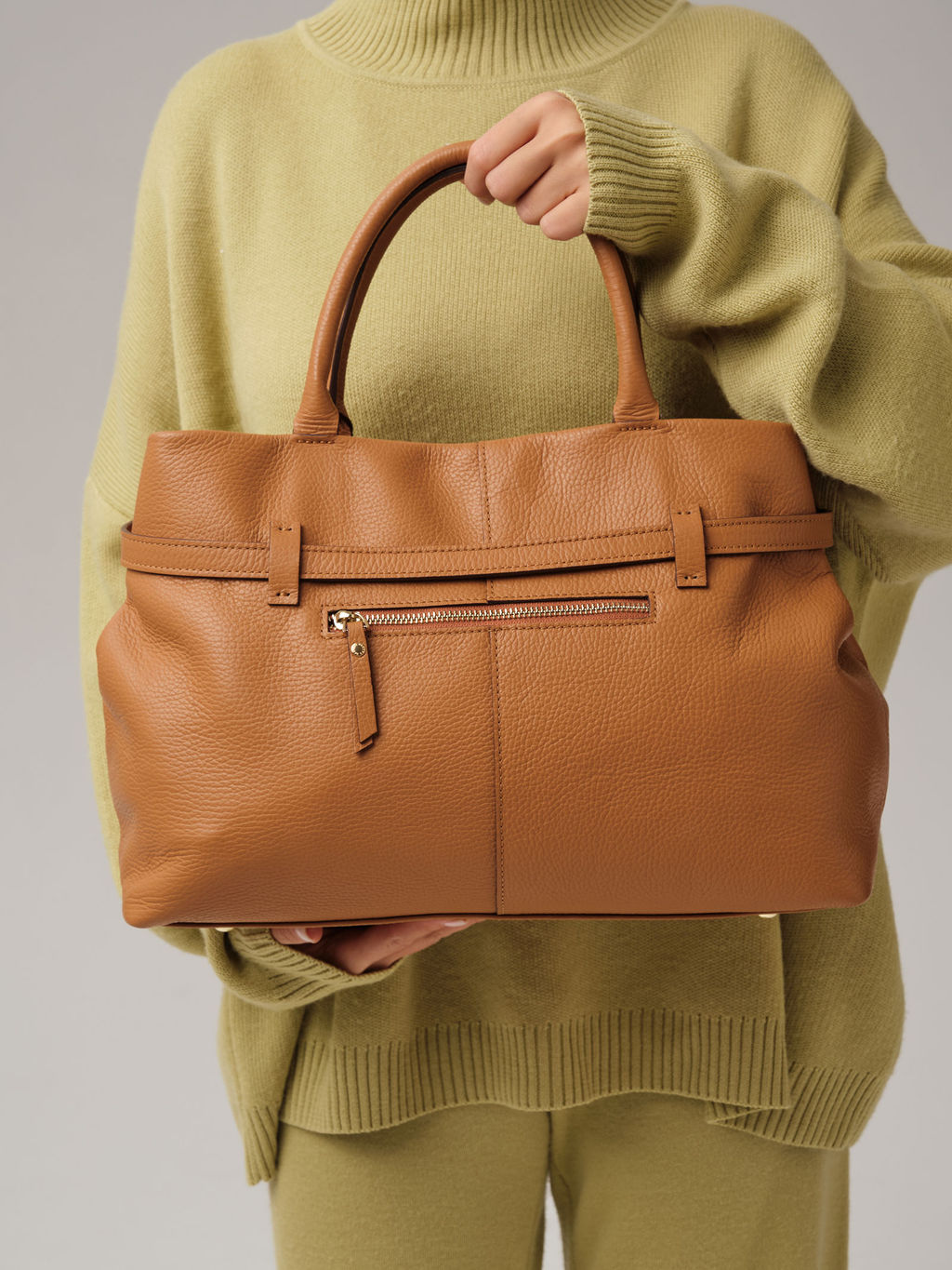 Сумка Deboro 31149 коричневый лист