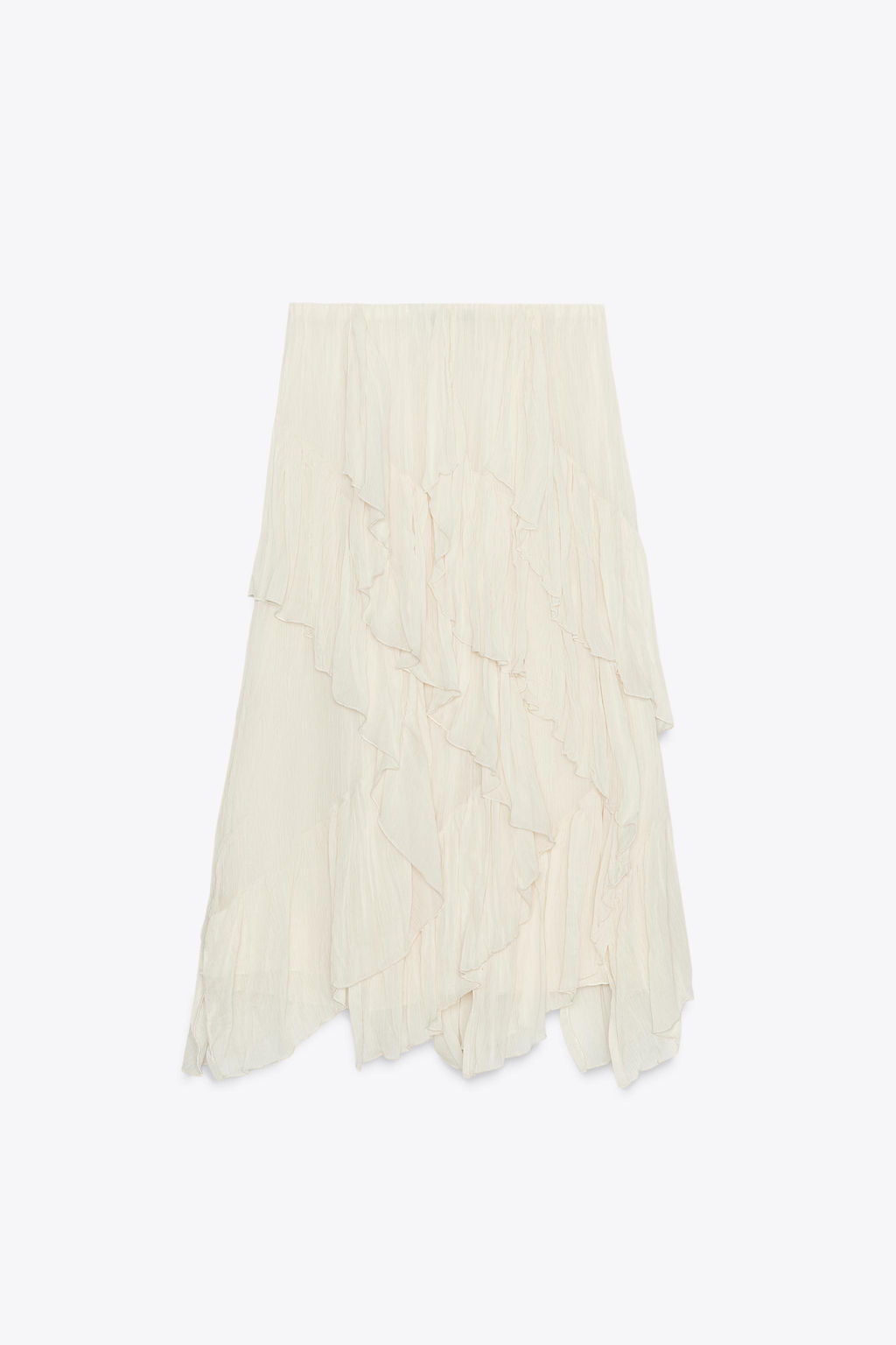 ZW COLLECTION COTTON GAUZE SKIRT - Zara фото 15