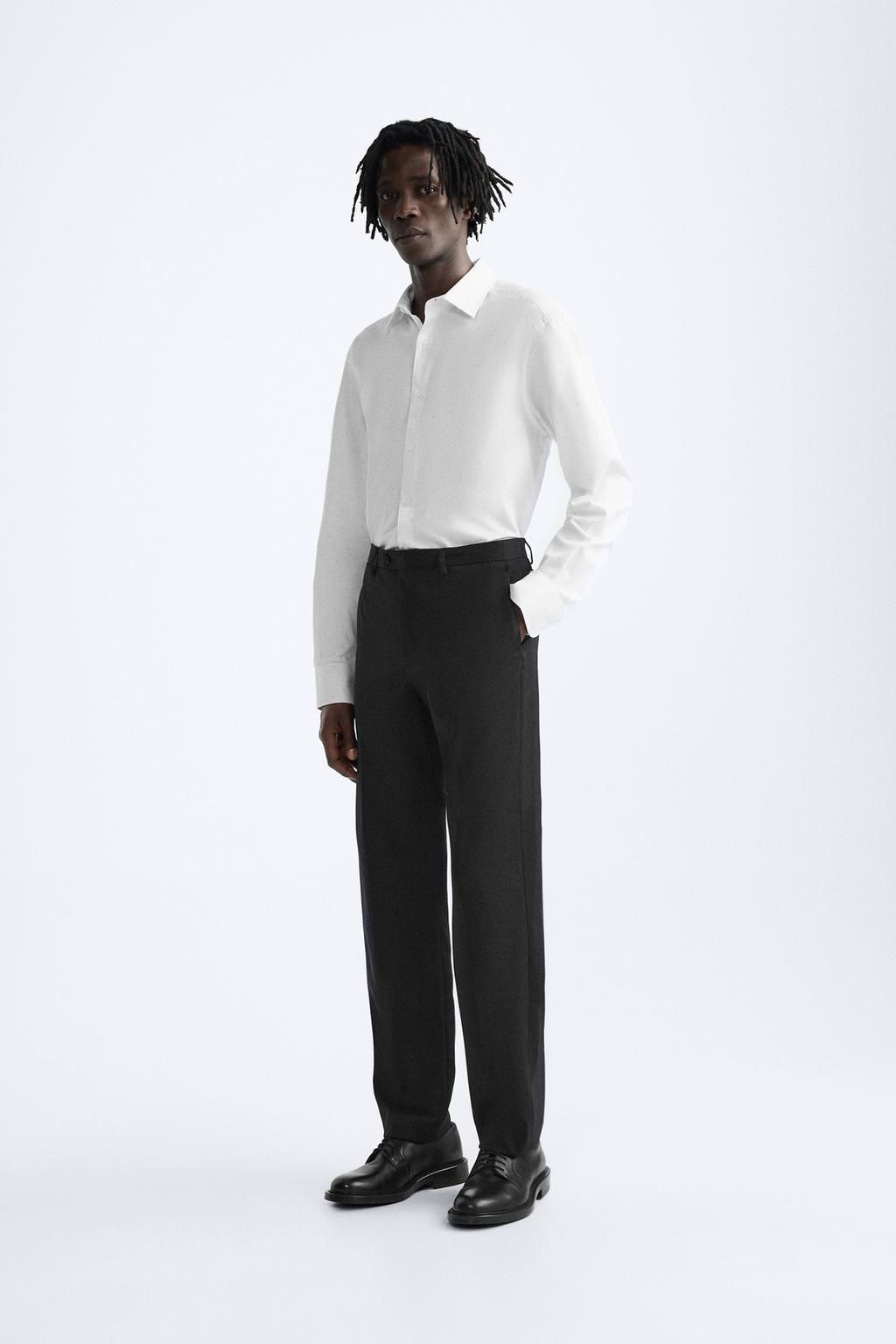 DOKULU EASY CARE DESENLI GOMLEK - Zara фото 4