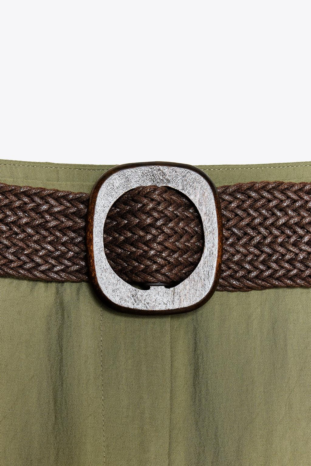 BERMUDA SHORTS WITH DARTS AND BELT - Zara фото 23