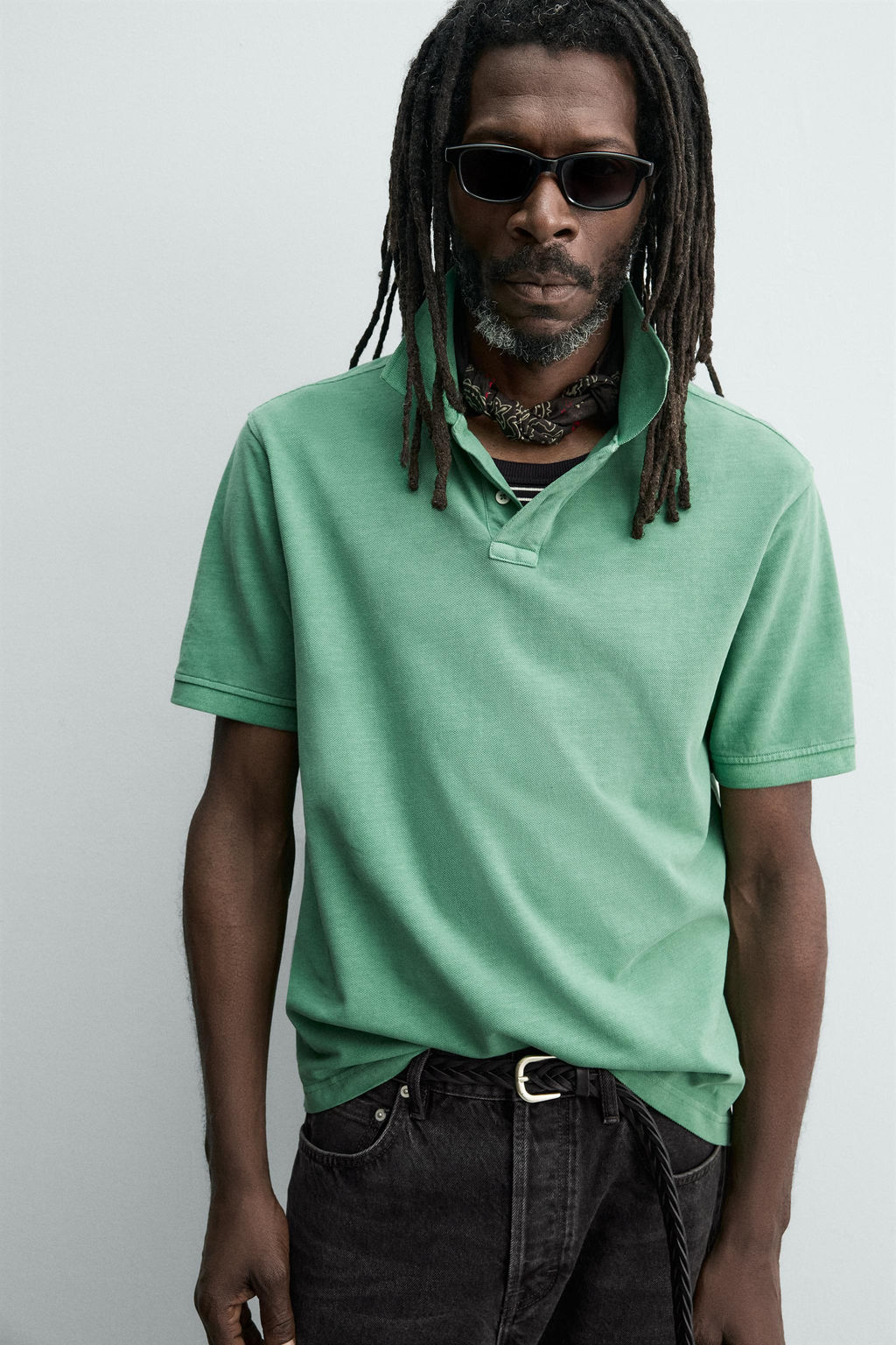 POLO PIQU? LAVADO AARON LEVINE X ZARA / Negro  фото 13