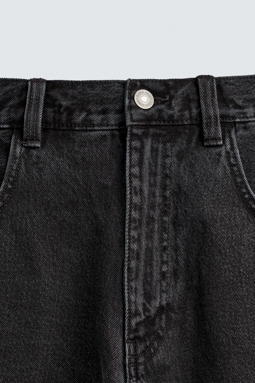 BERMUDA DENIM BAGGY FIT / Carb?n - Zara фото 9