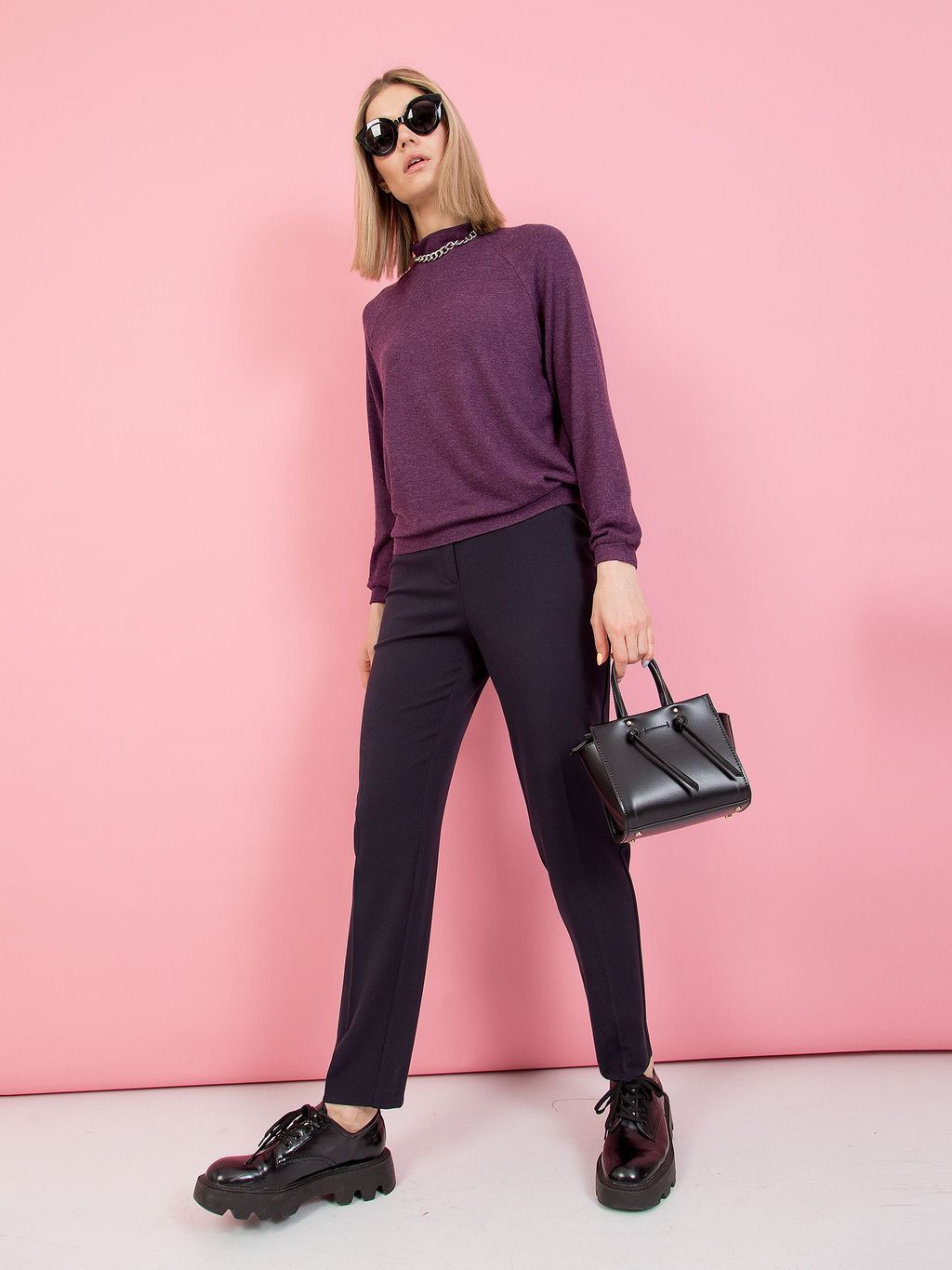 Джемпер PRIZ с рукавом покроя реглан - Stilla фото 17