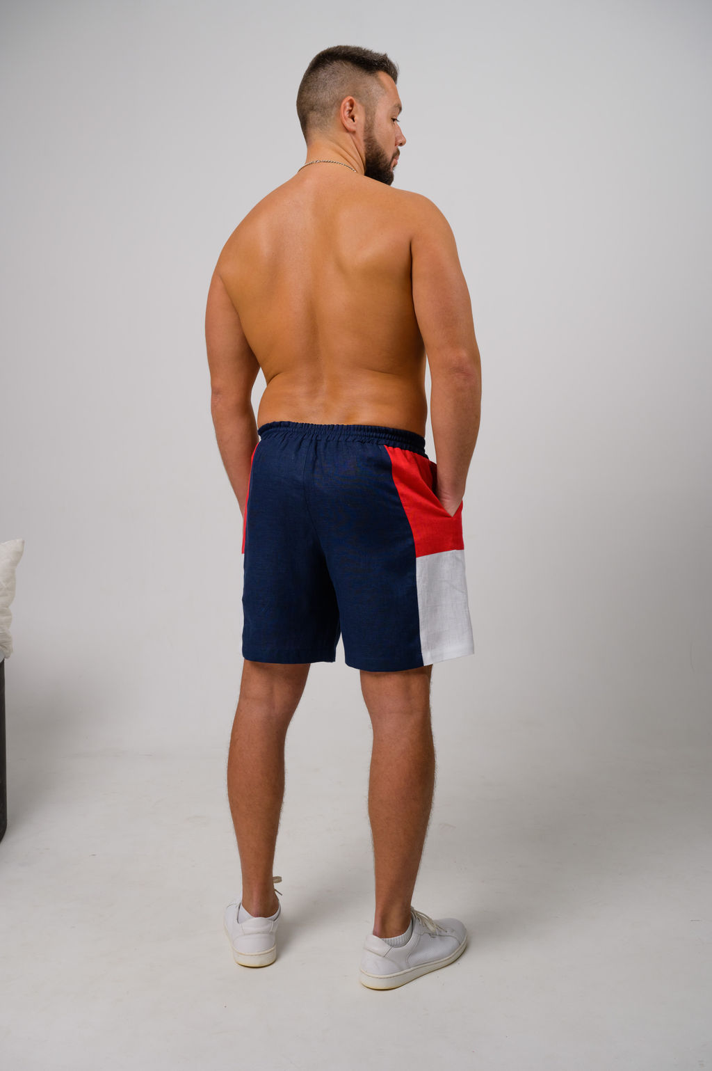 100% ЛЁН шорты из чистольняной ткани - Новый лен фото 4