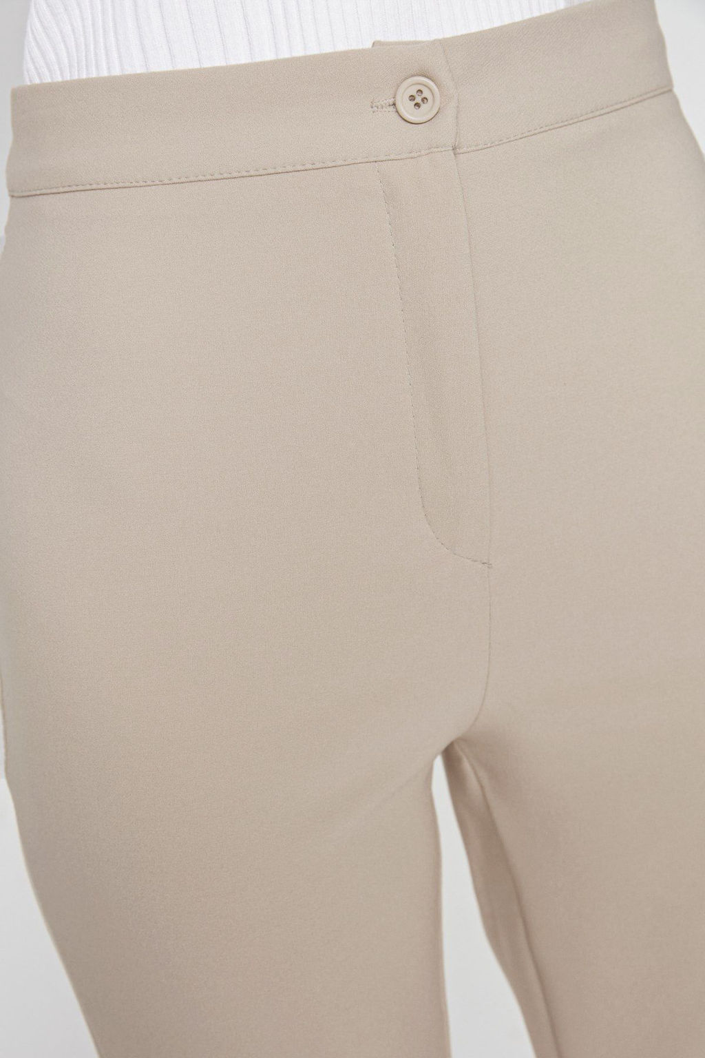 Vizon Flare Ispanyol Paca Bootcut Dokuma Pantolon TOFAW19BB0581