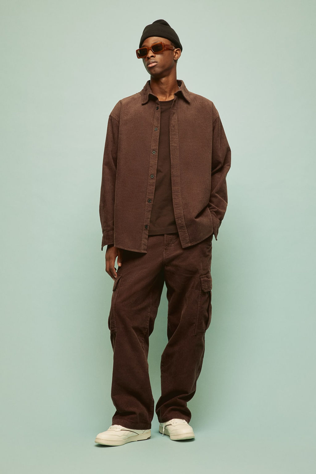 Camisa de pana Loose Fit - H&m фото 2