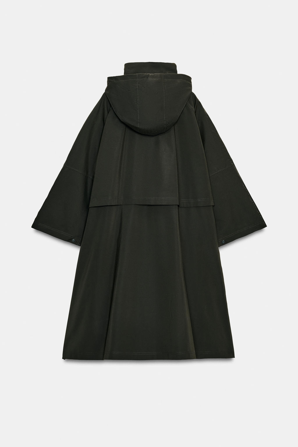 WATER-REPELLENT CAPE TRENCH COAT ZW COLLECTION LIMITED EDITION - Zara фото 7