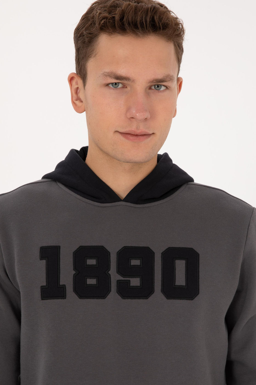 Erkek Gri Sweatshirt