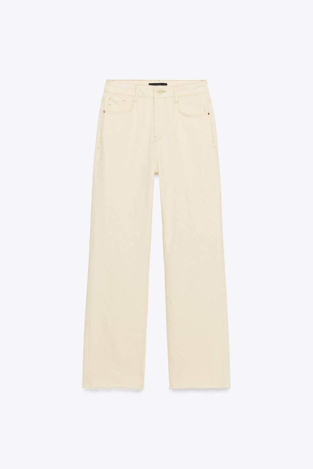 JEANS Z.02 STRAIGHT ANKLE HIGH-WAIST - Zara фото 7