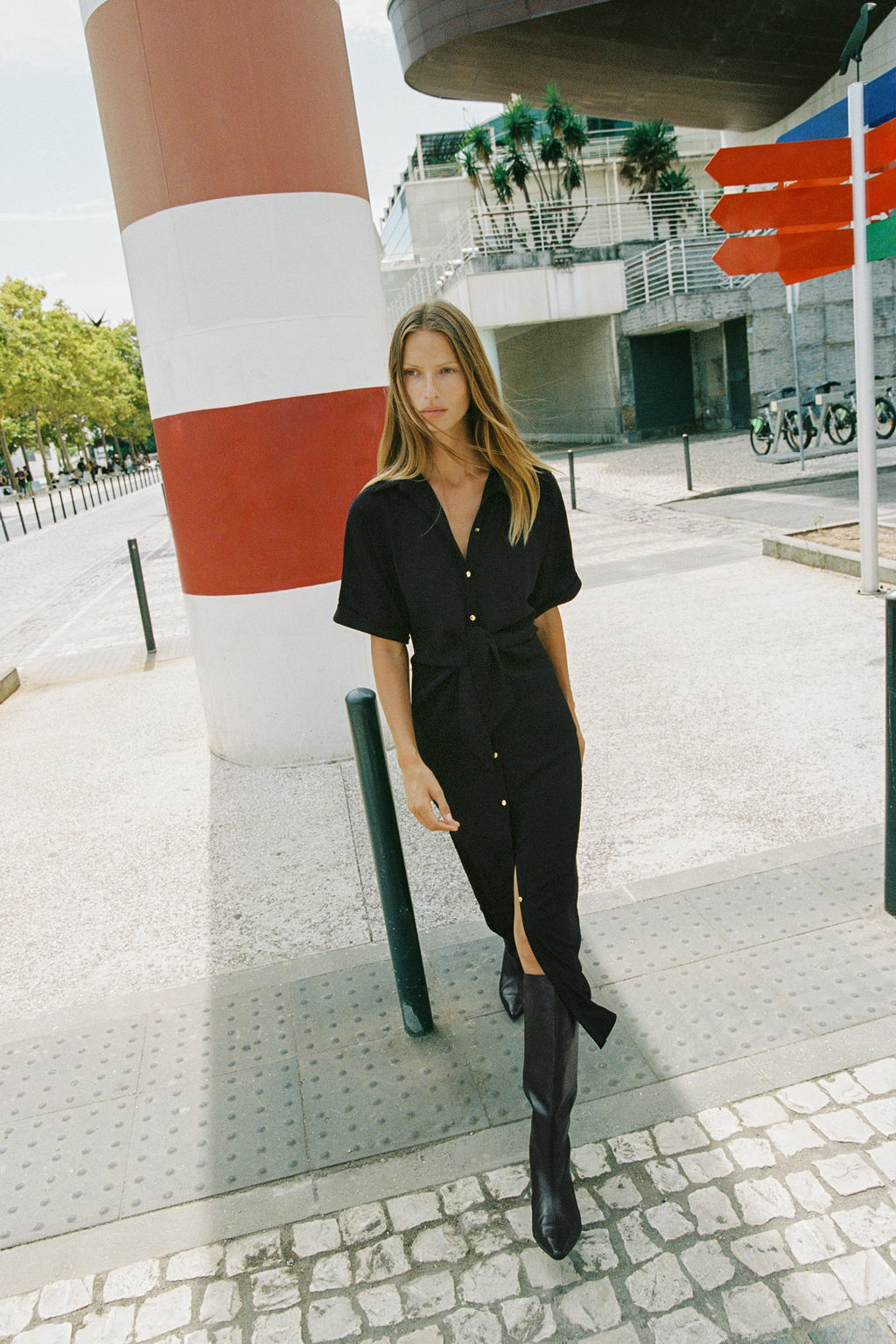 KNOT MIDI DRESS - Zara фото 8