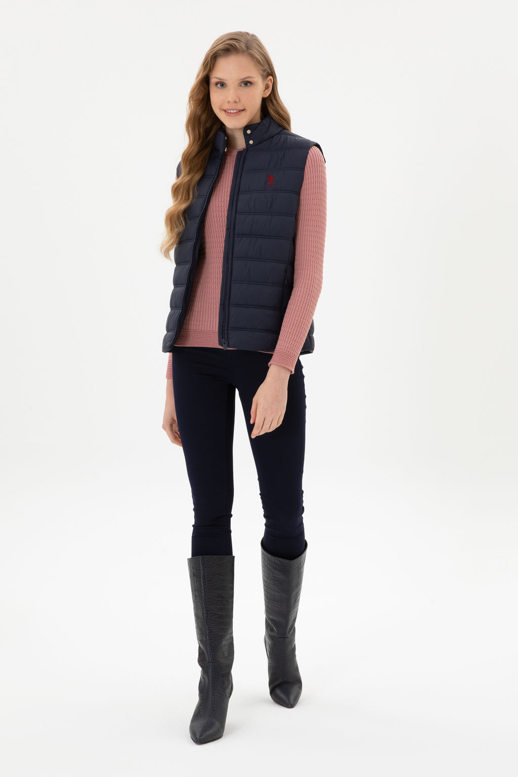 KadДn Lacivert Yelek - U.s. polo assn фото 4