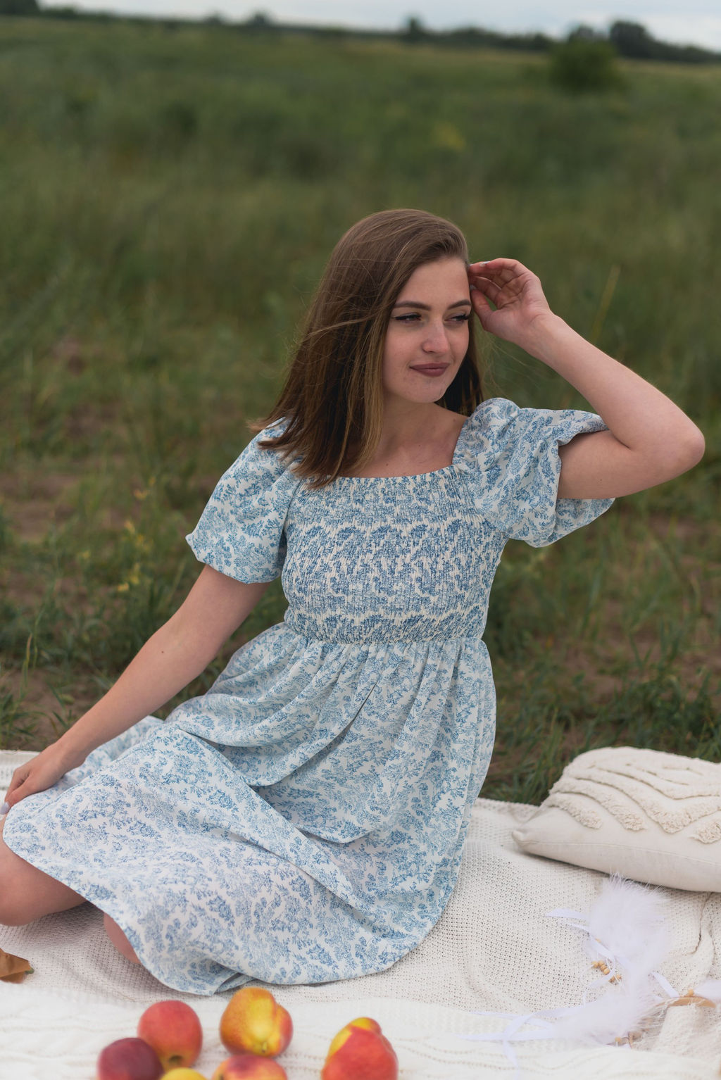 Платье Мигуэль (голубой) - Nadi bordo фото 4