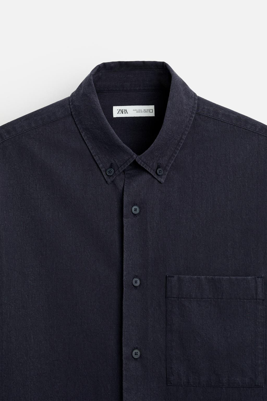 LYOCELL - COTTON SHIRT - Zara фото 33