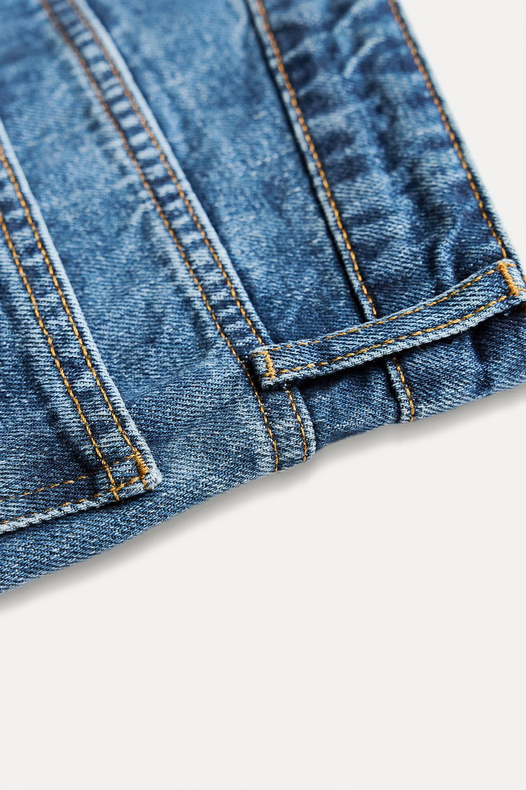 ZW COLLECTION STRAIGHT-LEG MID-RISE JEANS - Zara фото 9