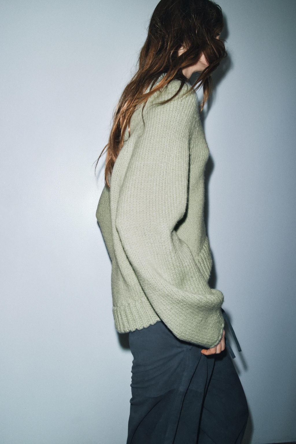 ASYMMETRIC HEM KNIT JUMPER - Zara фото 13