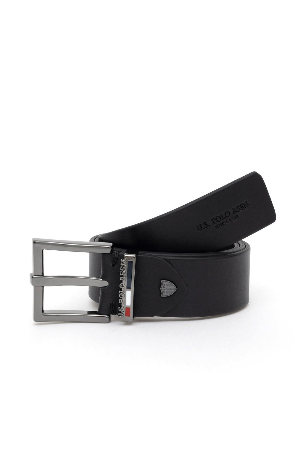 Мужской черный пояс - U.s. polo assn фото 3