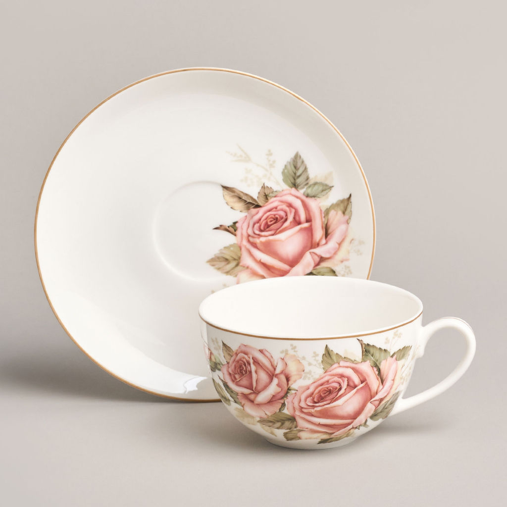 ЧАЙНЫЙ НАБОР LEFARD КОРЕЙСКАЯ РОЗА НА 6 ПЕР. 12 ПР. 300 МЛ  фото 3