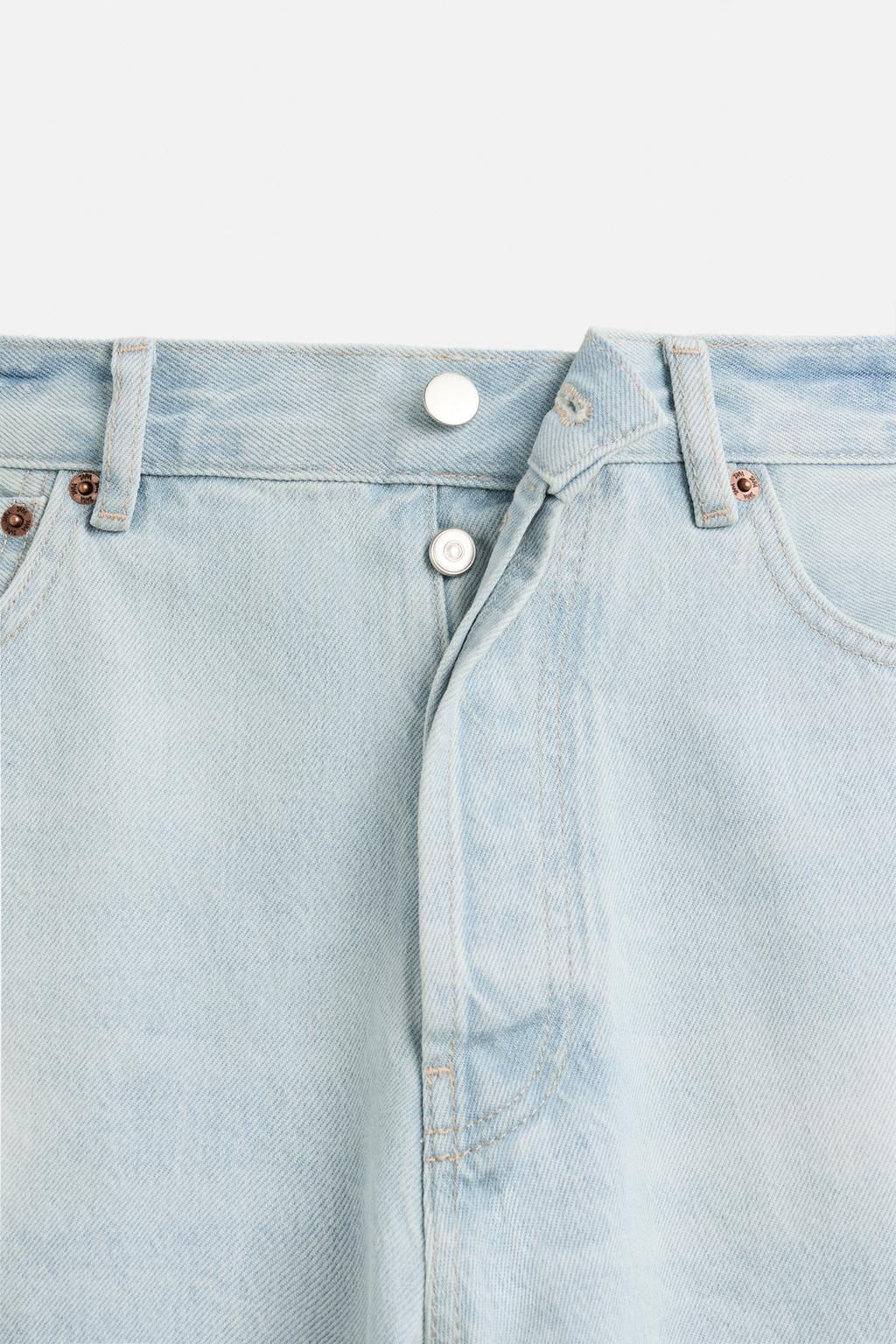 RELAXED STRAIGHT-LEG JEANS - Zara фото 13