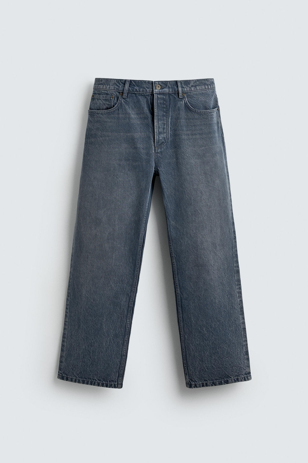 STRAIGHT ANKLE FIT JEANS - Zara фото 7