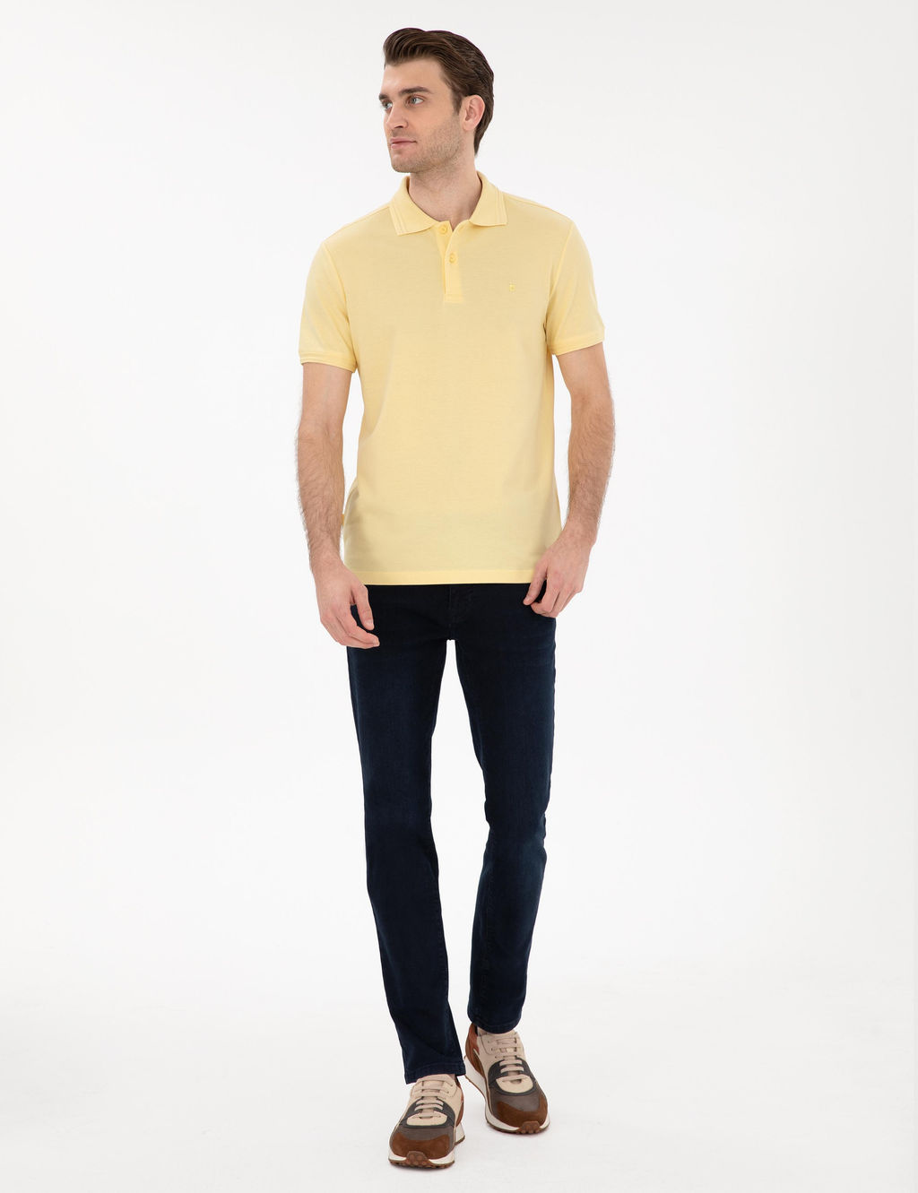 A__k Sar_ Slim Fit Basic Ti__rt - Pierre cardin фото 4