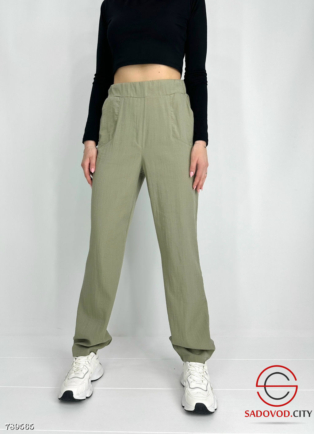 Женские трикотажные брюки