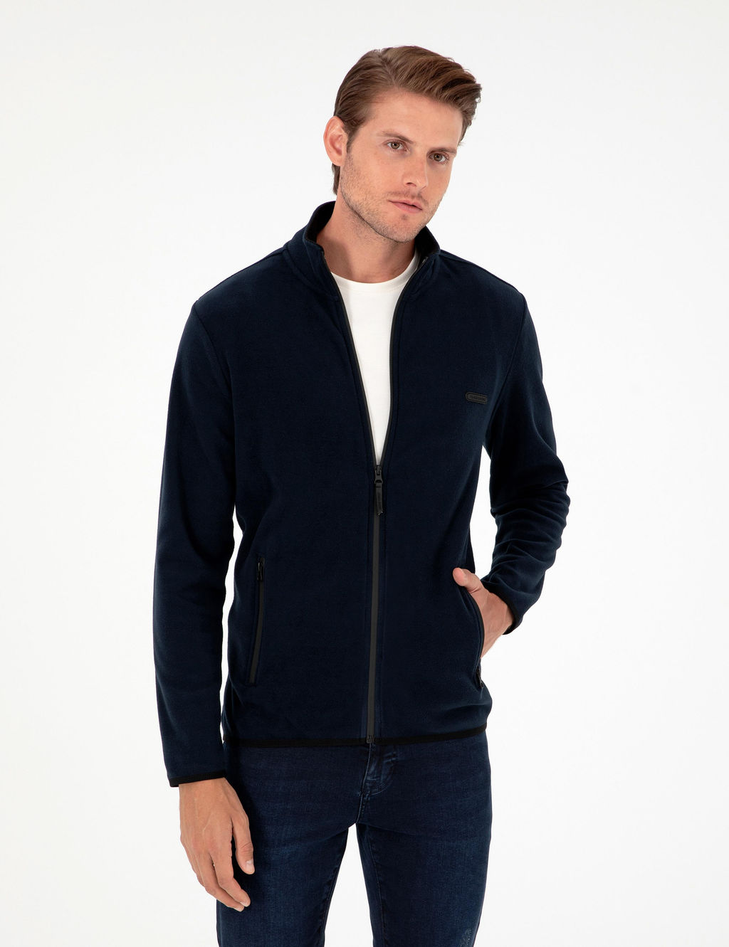 Lacivert Regular Fit Polar H_rka