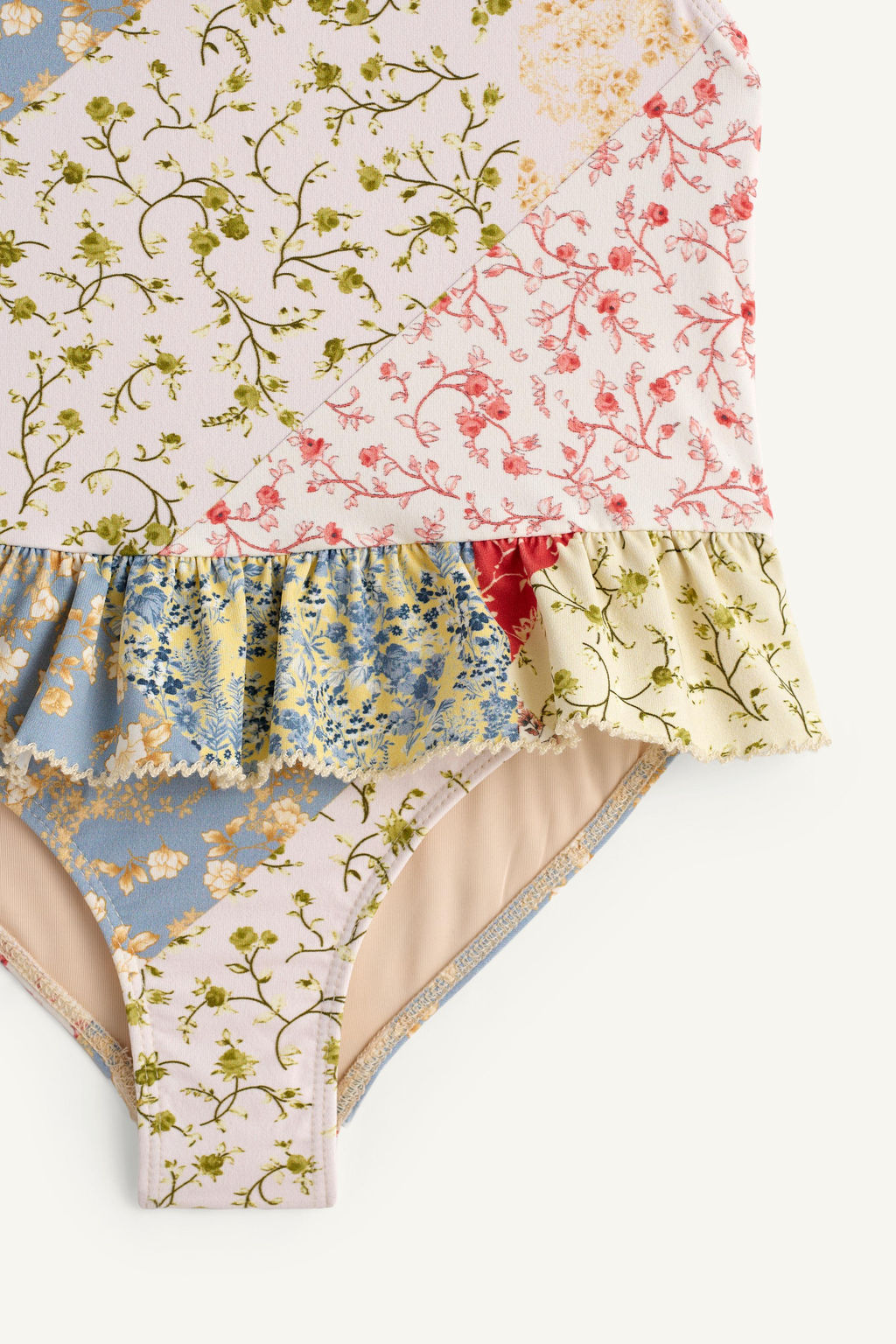 BA?ADOR PATCHWORK CUELLO HALTER LIMITED EDITION / Crudo / Vigor? - Zara фото 6