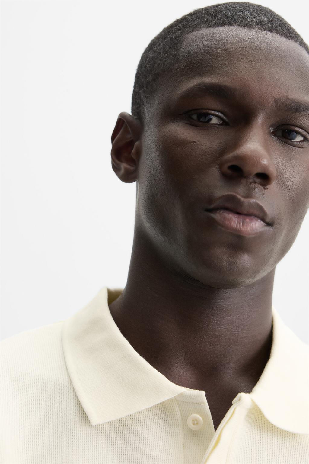 TEXTURED POLO SHIRT - Zara фото 5