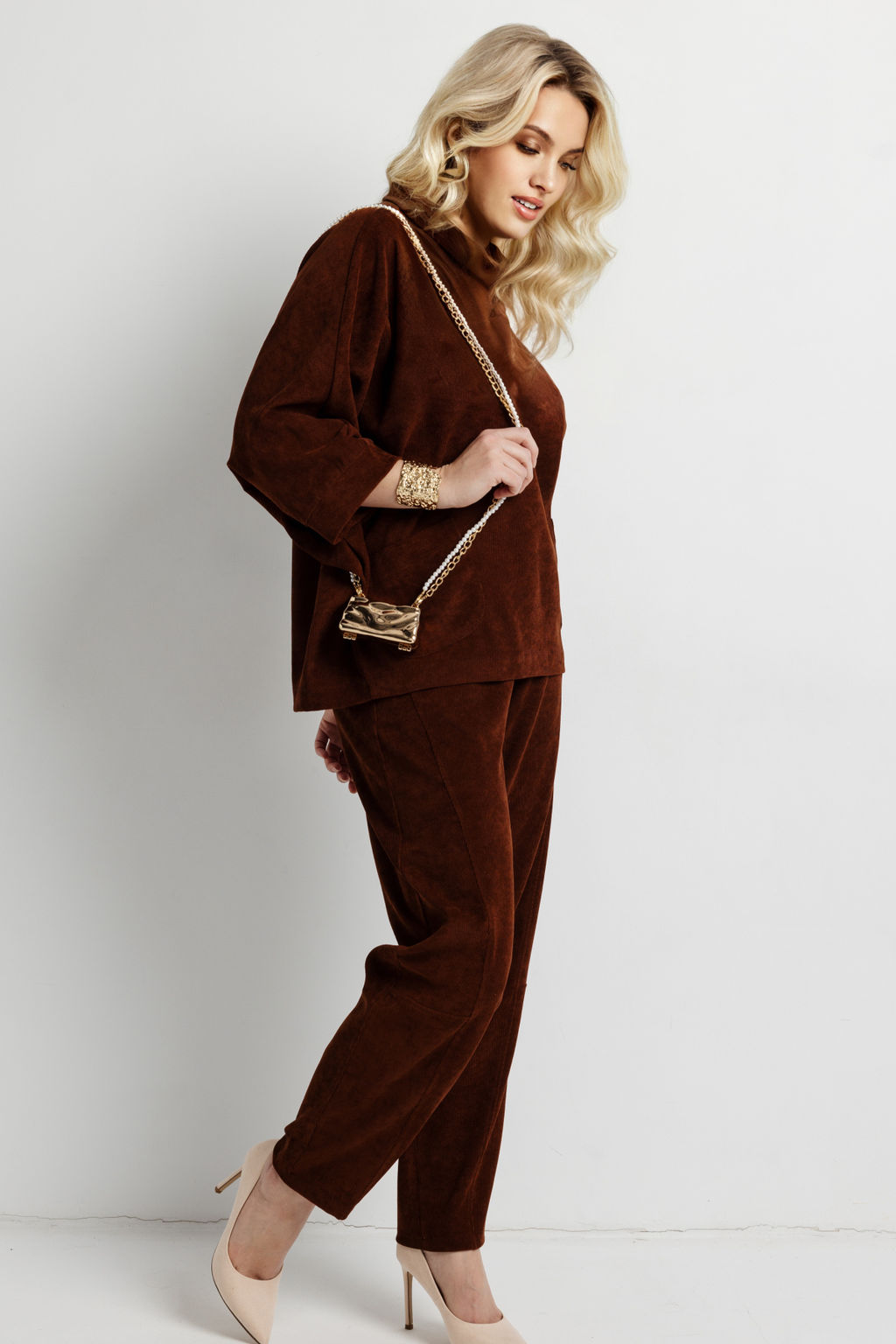 Брюки женские 207/03/Коричневый