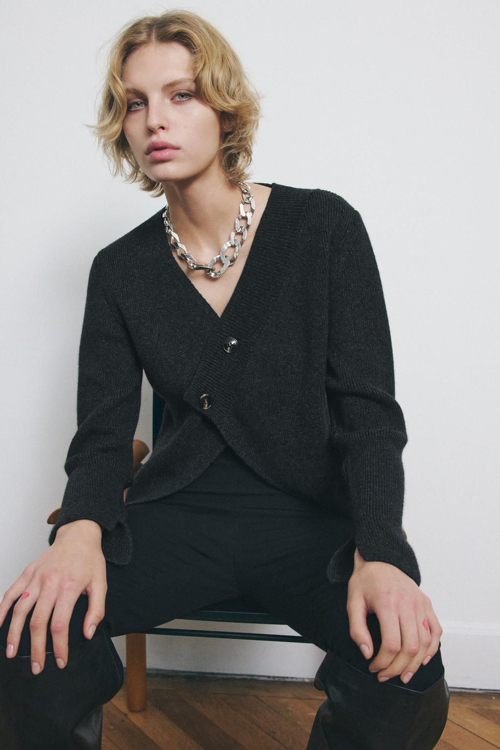 CUT-OUT WOOL JACKET - Zara фото 3
