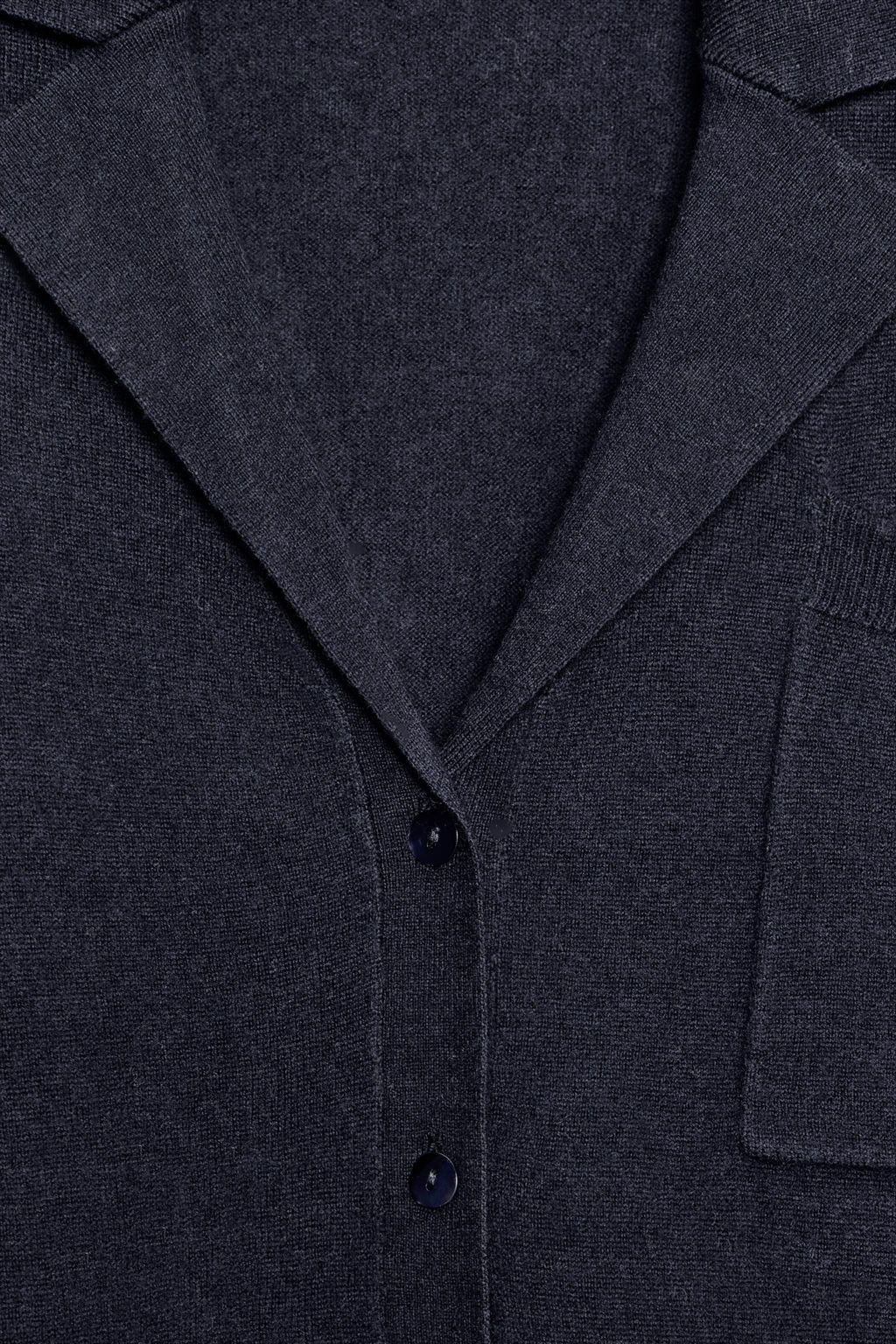 OVERSIZED EXTRA SOFT 100% WOOL POLO CARDIGAN - Zara фото 8