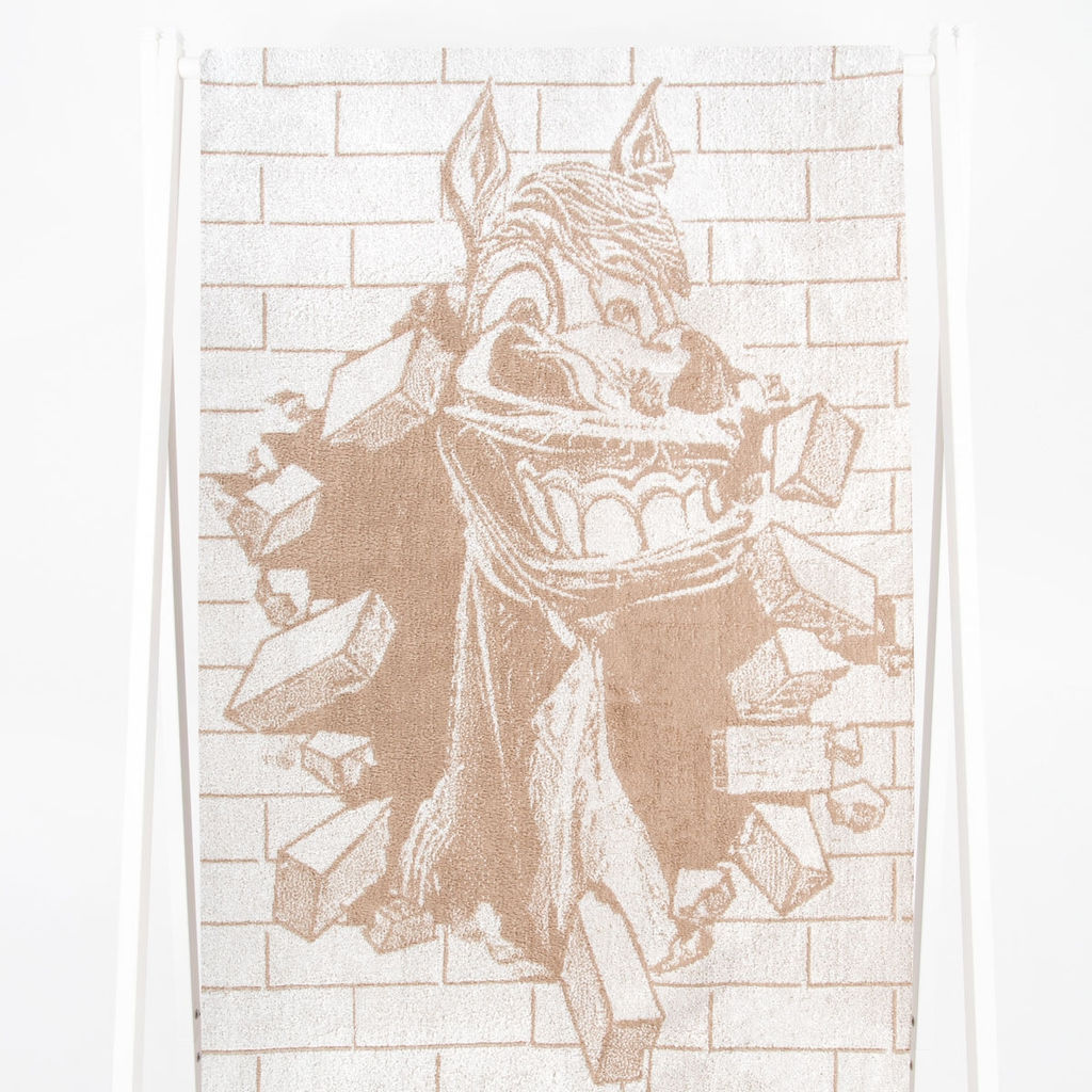 Полотенце махровое 6с102.511ж2 Здрасте конь (лен3) 67х150см