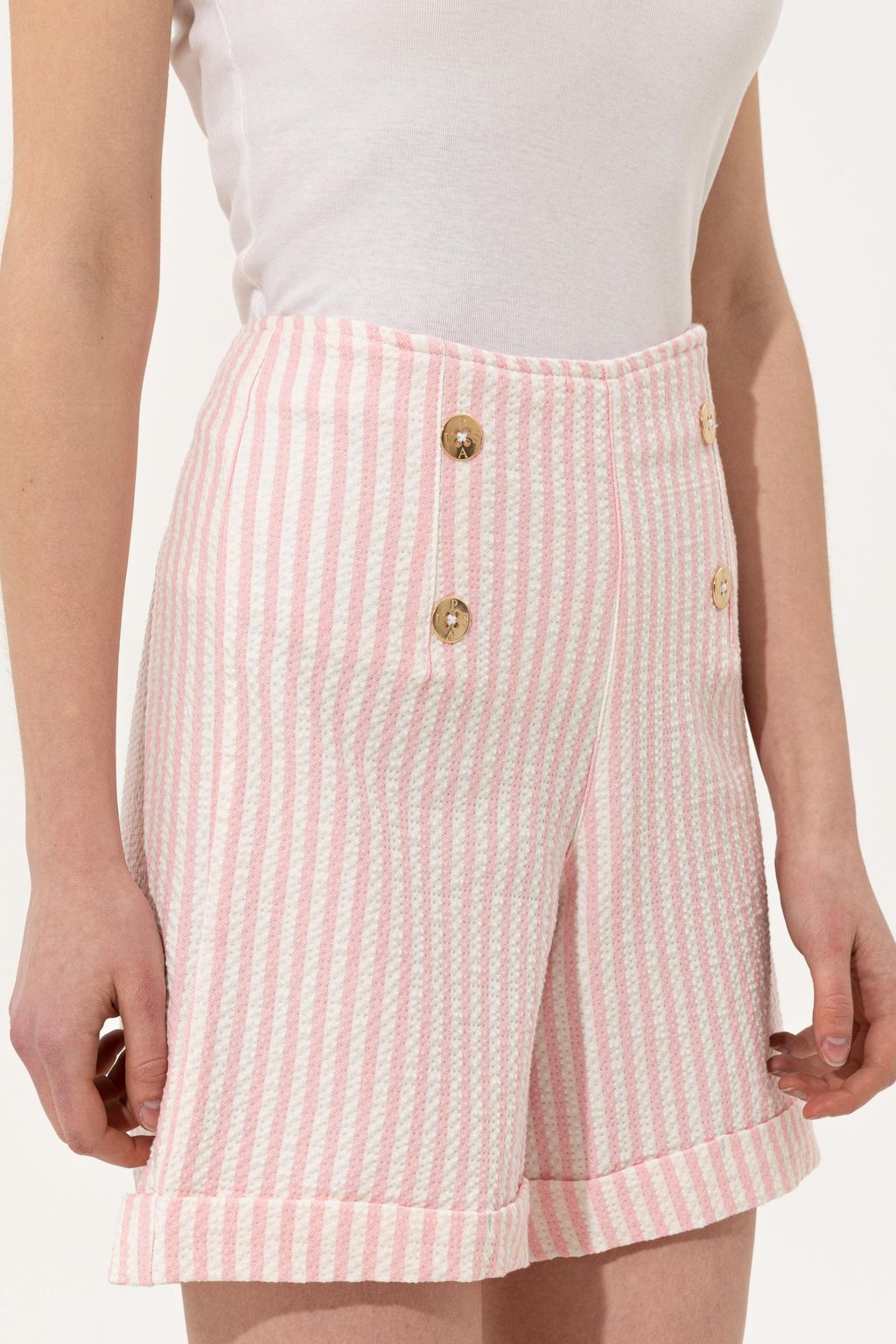 U. S. Polo Assn Женские розовые плетеные бермуды-капри - U.s. polo assn фото 12