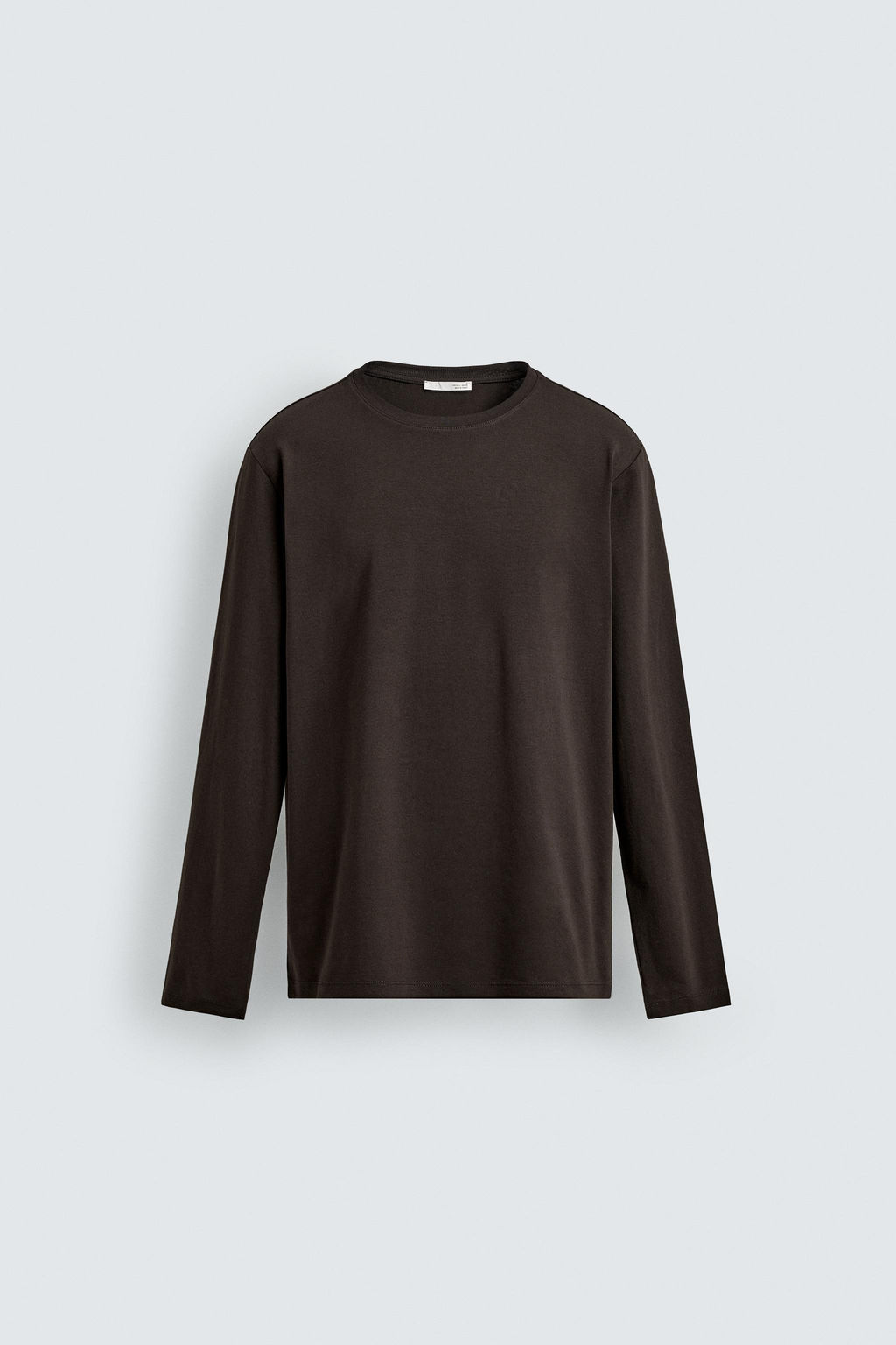 CAMISETA SLIM FIT B?SICA / Marr?n - Zara фото 6