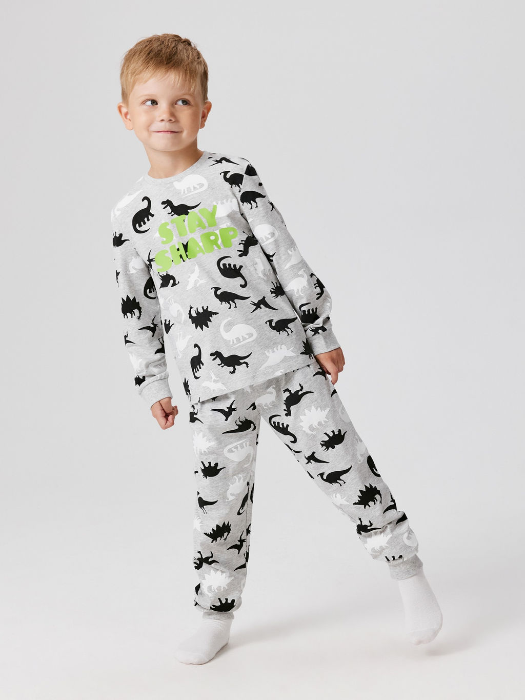 ACOOLA / Пижама детская для мальчиков Leskara серый фото 3