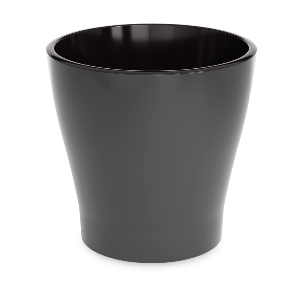 Горшок цветочный "Лея" 17л двойной (с автополивом) (графитовый) М8866