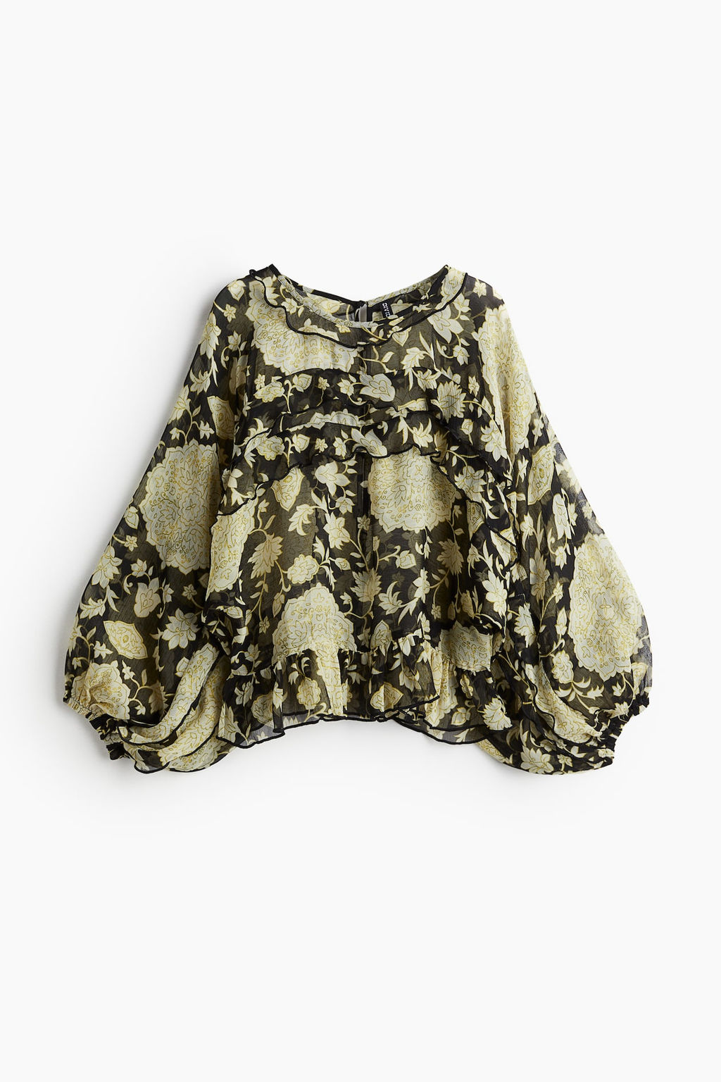 Blusa de gasa con volantes - H&m фото 5