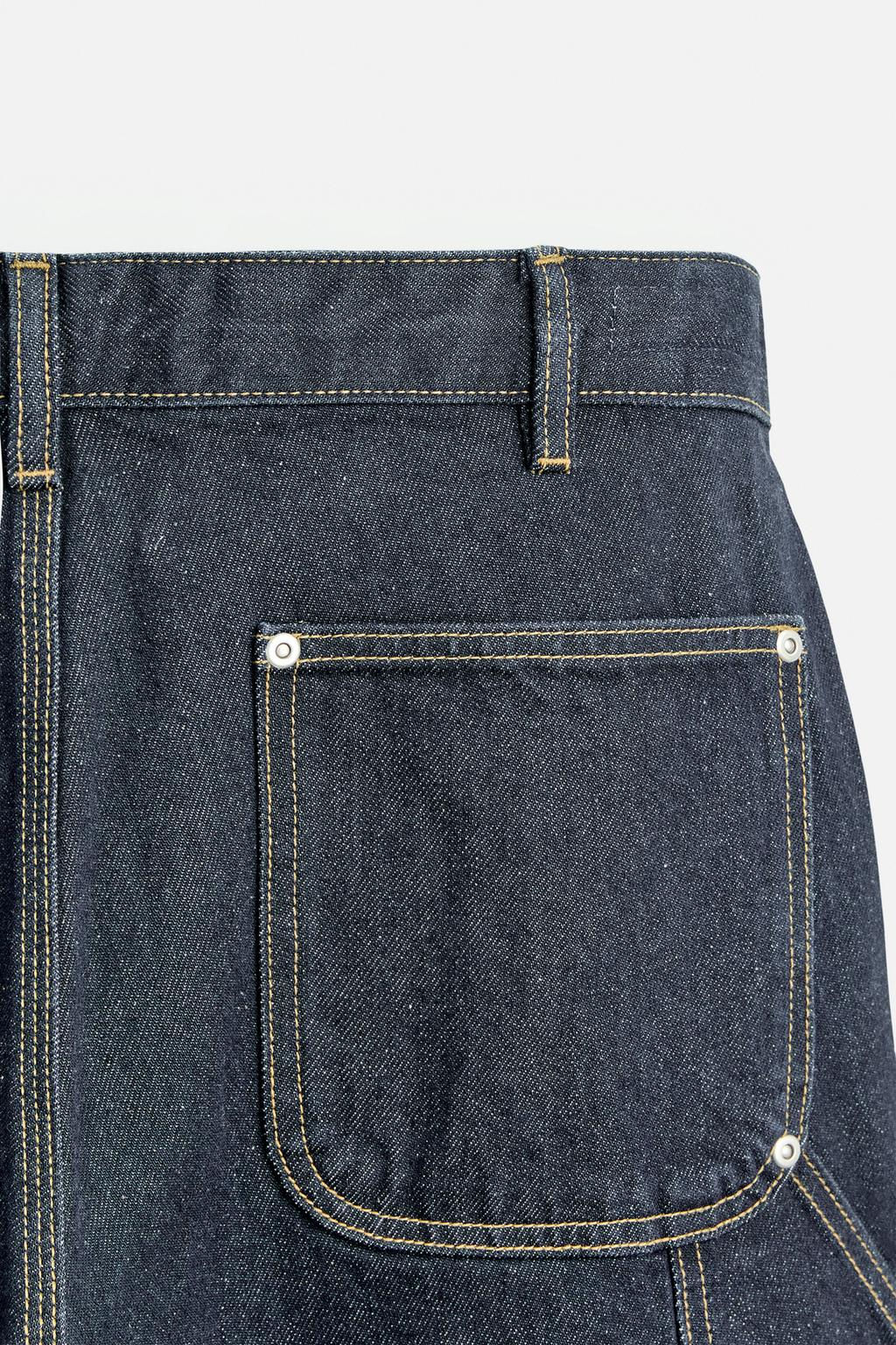 JEANS WITH CARPENTER POCKET - Zara фото 9