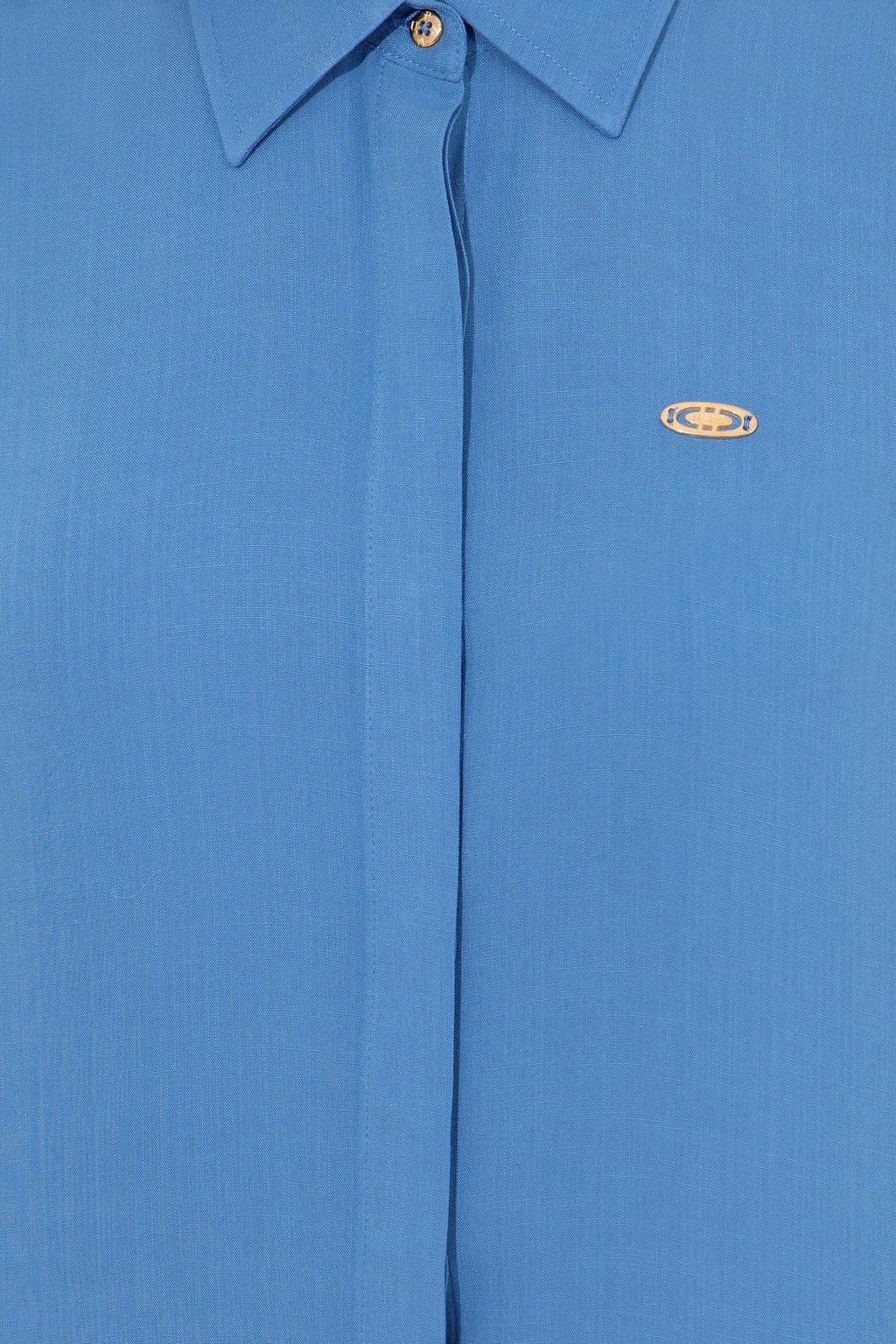 Женское синее тканое платье - U.s. polo assn фото 5