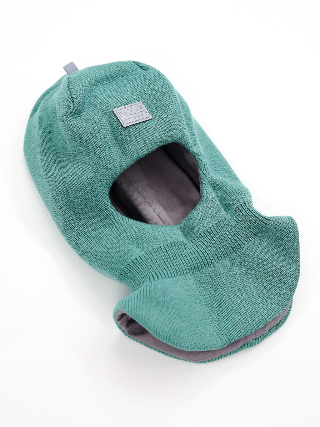 Шапка-шлем демисезонная, нефрит - Inzibe фото 3