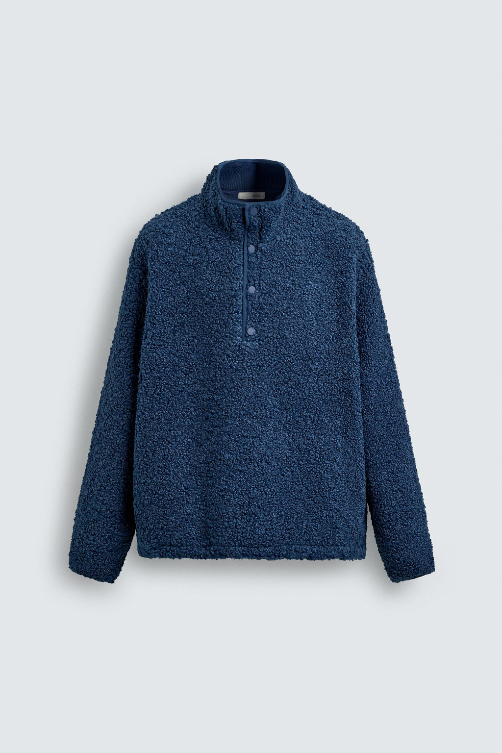 FAUX SHEEPSKIN FLEECE SWEATSHIRT - Zara фото 7