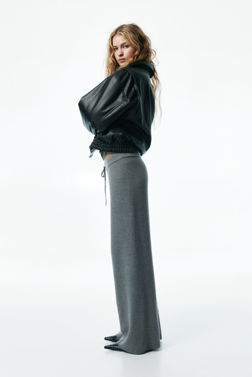 Pantal?n de punto con cord?n de ajuste - H&m фото 3
