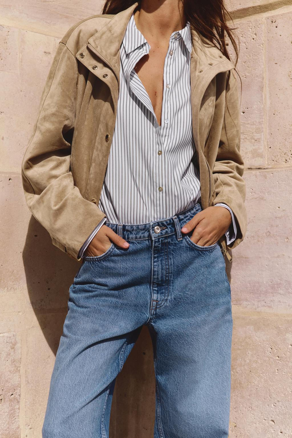 JEANS Z1975 STRAIGHT HIGH-WAIST FULL LENGTH - Zara фото 4