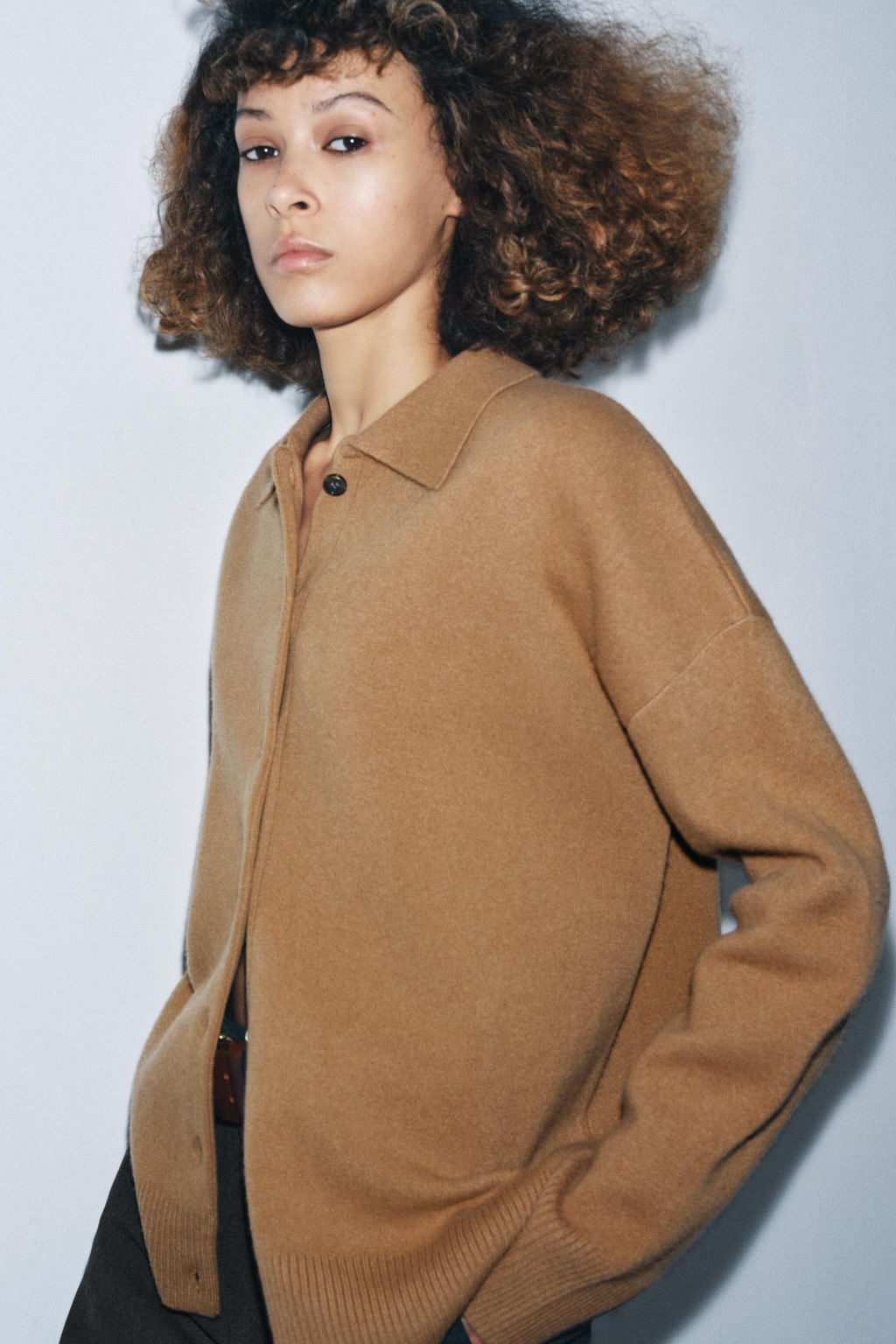 95% WOOL OVERSIZE CARDIGAN - Zara фото 2