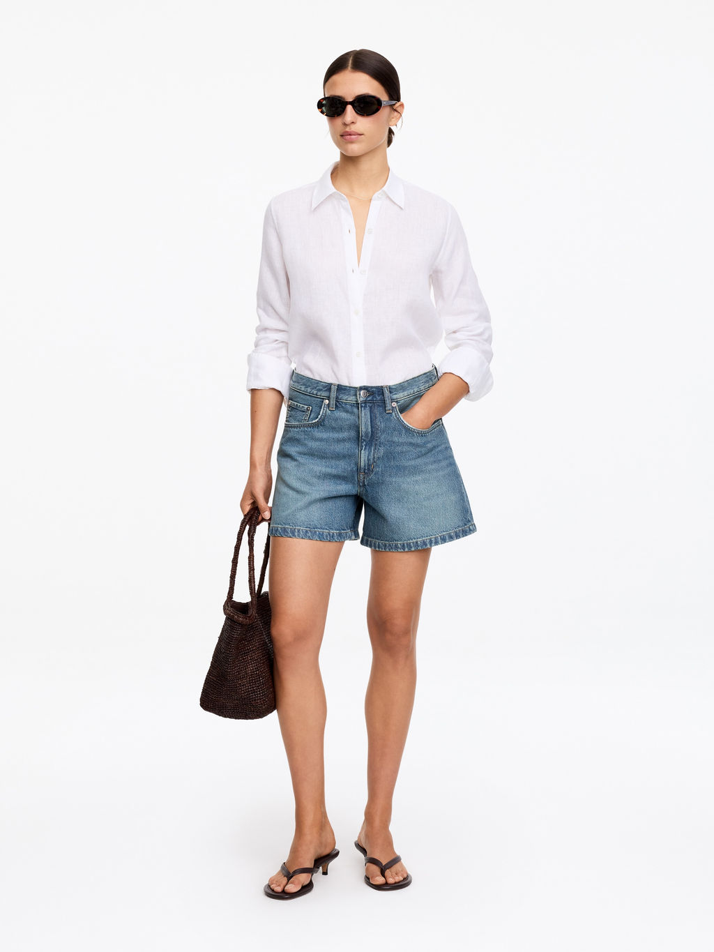 Pantalones denim - H&m фото 4