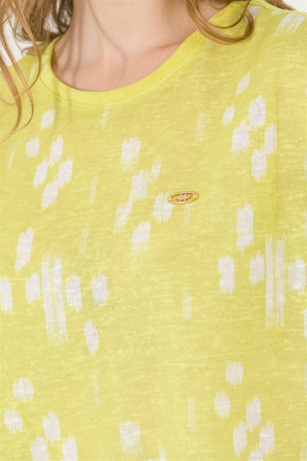 Женская неоново-желтая футболка с круглым вырезом Неожиданная скидка в корзине - U.s. polo assn фото 7