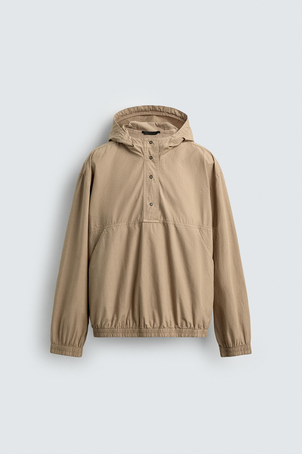 CAZADORA CANGURO RELAXED FIT CAPUCHA / Beige - Zara фото 7