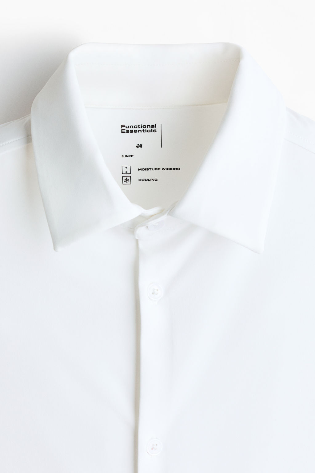Camisa Cooling Four-way stretch Slim Fit - H&m фото 6