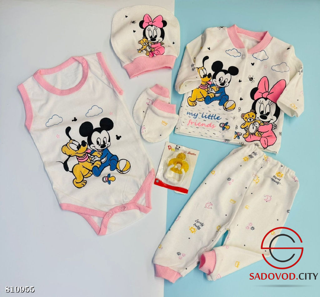 Костюм для новорожденных из 6 предметов - Bruno фото 6