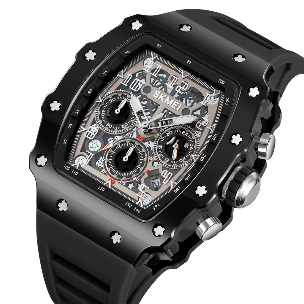 Часы наручные Skmei мужские электронные спортивные 2305black-black